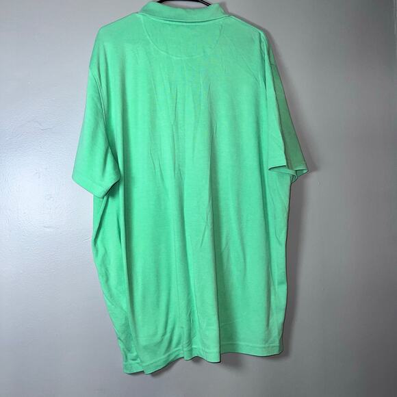 ✨Lot 2 Croft & Barrow Men Polo Shirts XXL Burgundy Green Short Sleeve Cotton - Picture 9 of 11